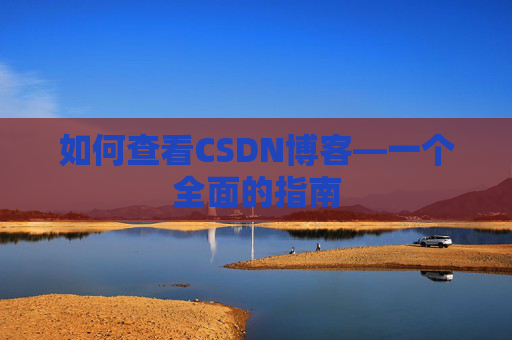 如何查看CSDN博客—一个全面的指南